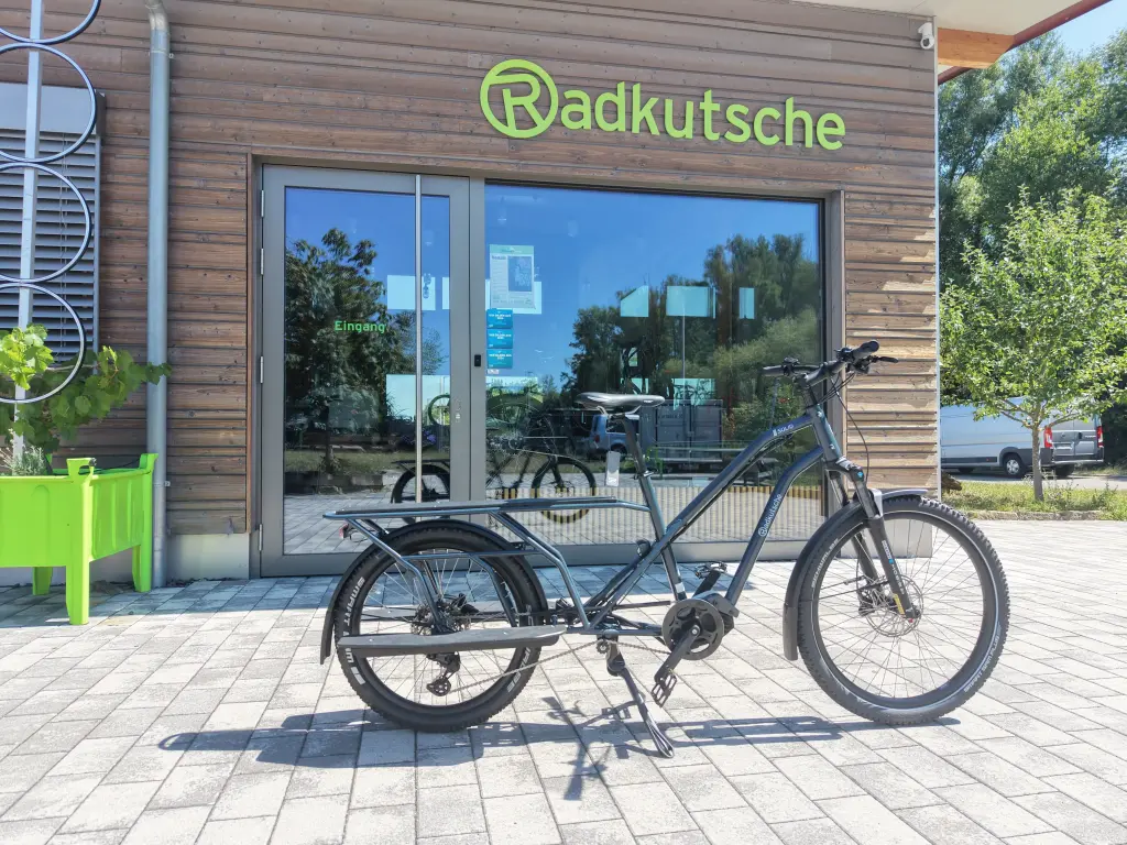 Radkutsche SOLID - RAL 5008 (grey-blue shiny)